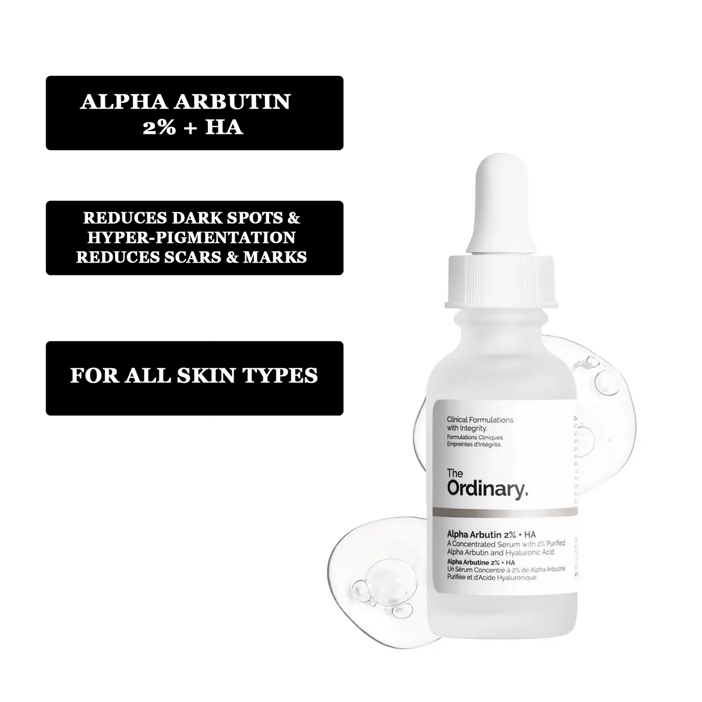 The Ordinary 30ml Serum With Alpha Arbutin 2% + HA