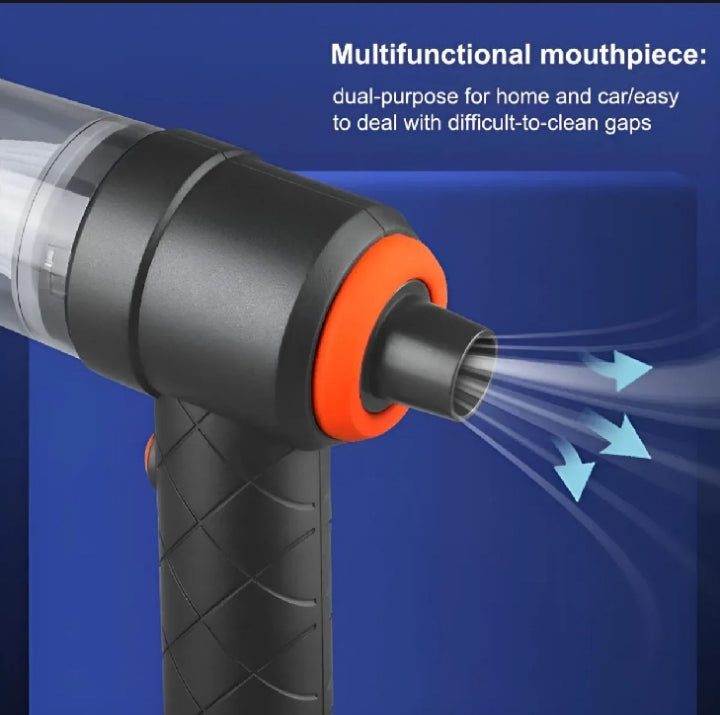 Portable Mini Vacuum Cleaner 3 in – Cordless, Powerful Rechargable