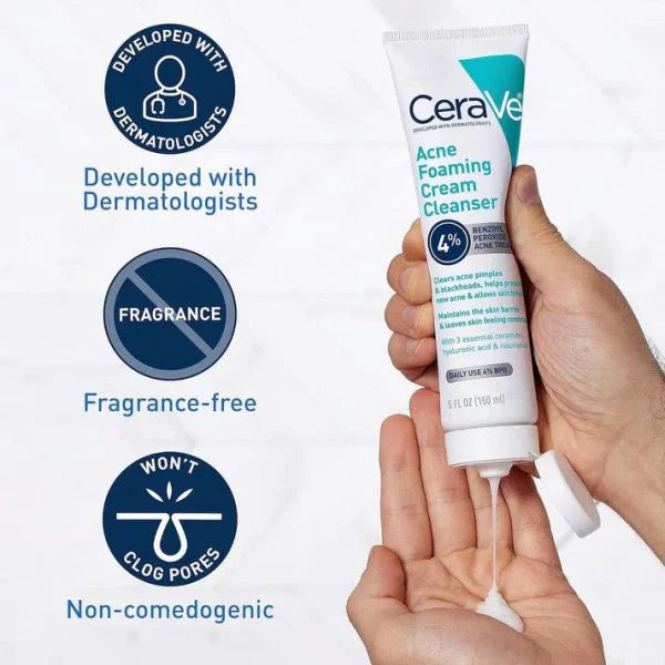 CeraVe 4 in 1 Skin Care Bundle Night Cream, Sunblock, Cleanser & Serum for Radiant Skin