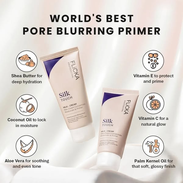BUY 1 GET 1 FREE Flicka Moisturizer & Primer | Hydrating, Lightweight, Pore-Minimizing
