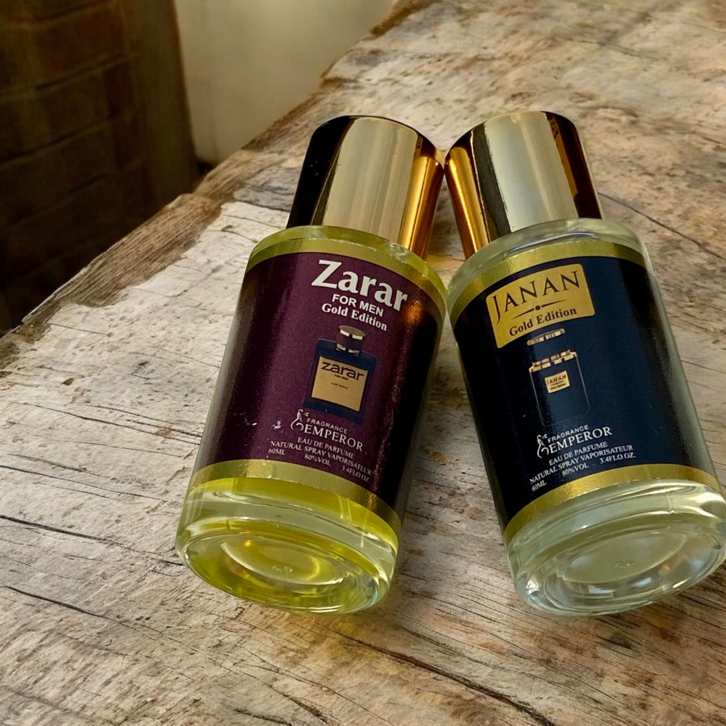 Janan Zarar Duo Perfumes 60 ml Each With 40% Concentration
