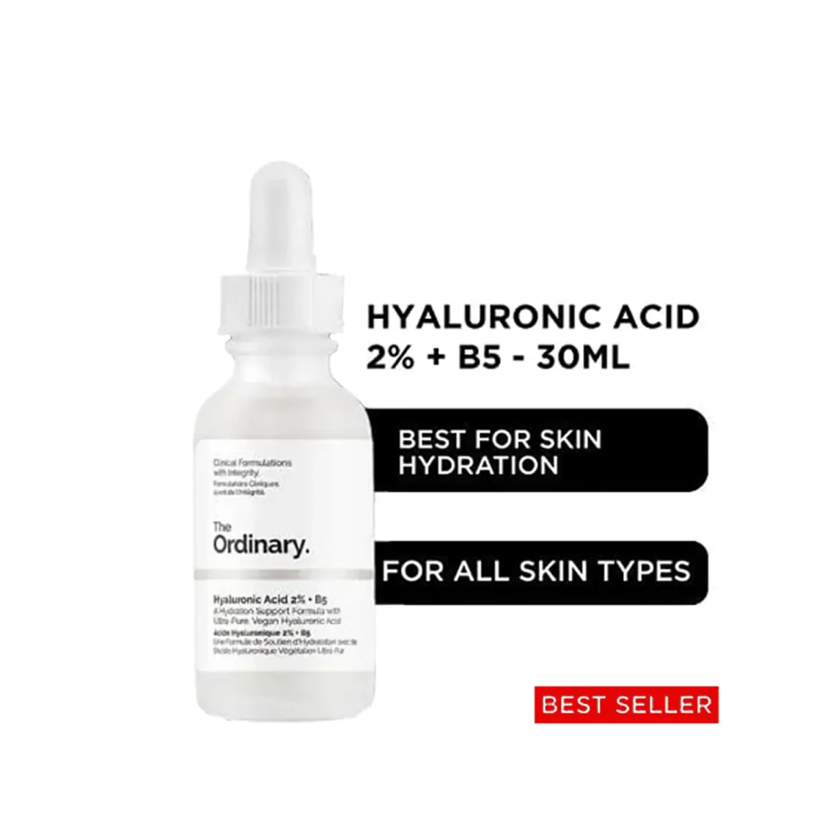 The Skin Support Set Niacinamide 10% Zinc 1% + Hyaluronic Acid 2% + B5 Combo