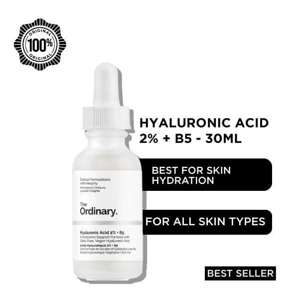 The Skin Support Set Niacinamide 10% Zinc 1% + Hyaluronic Acid 2% + B5 Combo