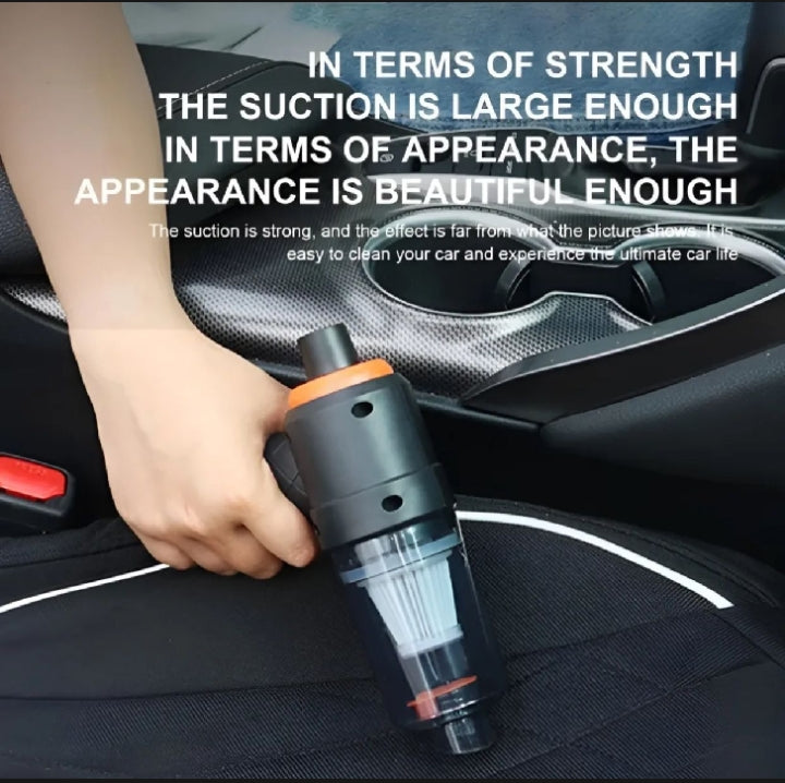 Portable Mini Vacuum Cleaner 3 in – Cordless, Powerful Rechargable