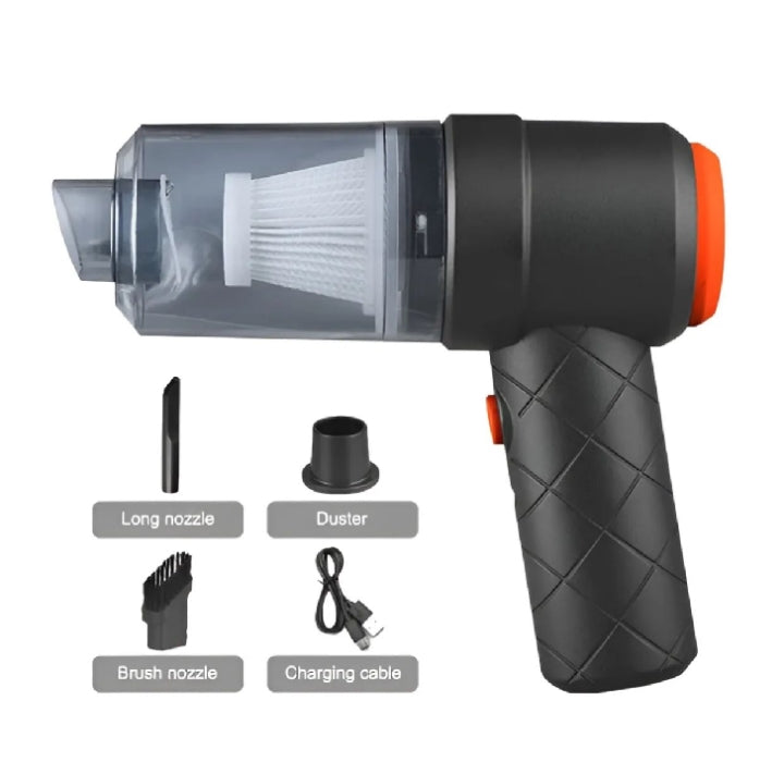 Portable Mini Vacuum Cleaner 3 in – Cordless, Powerful Rechargable