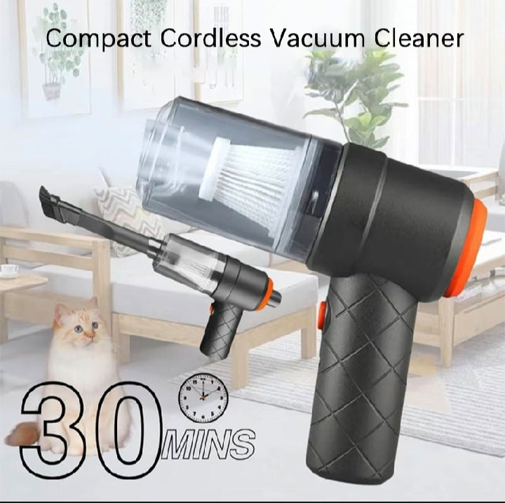 Portable Mini Vacuum Cleaner 3 in – Cordless, Powerful Rechargable