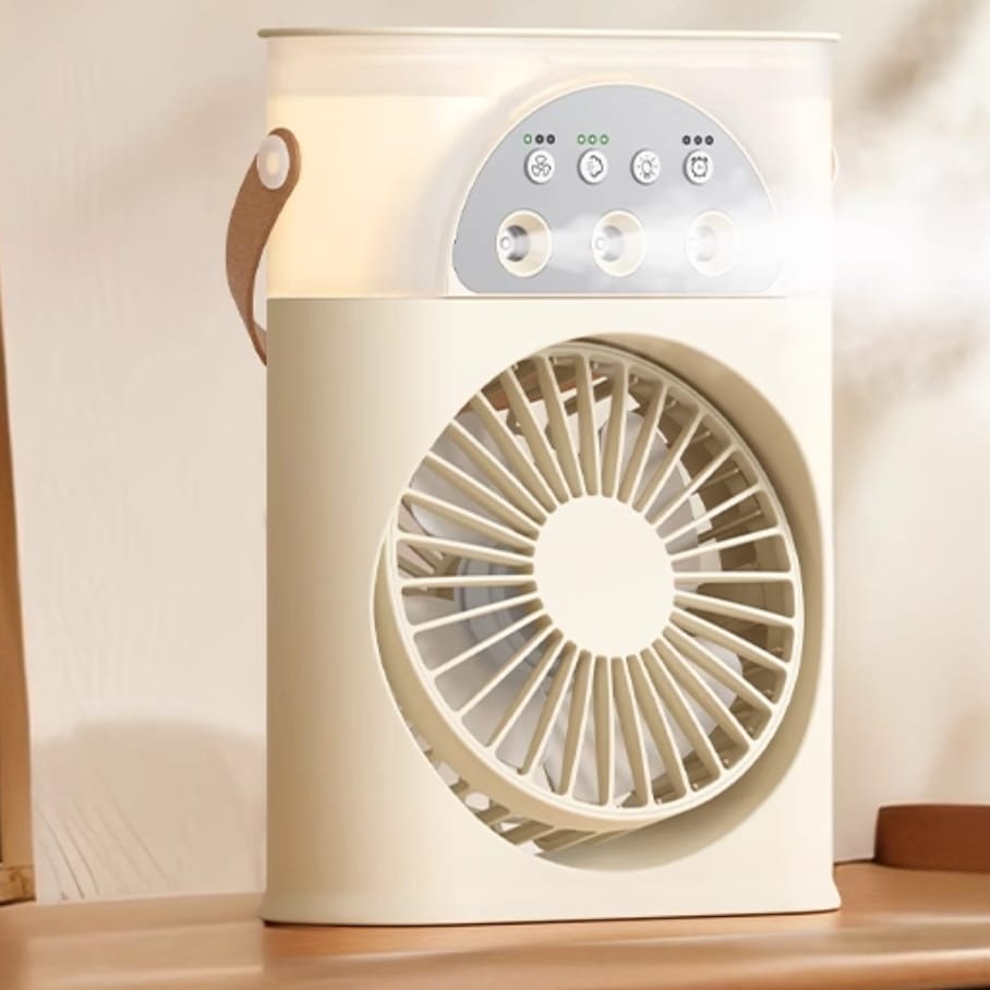 Portable USB Desk Fan – Plug & Play Cooling