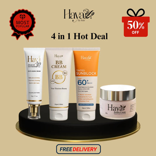 Haya By Rabi 4 in 1 Skincare Kit